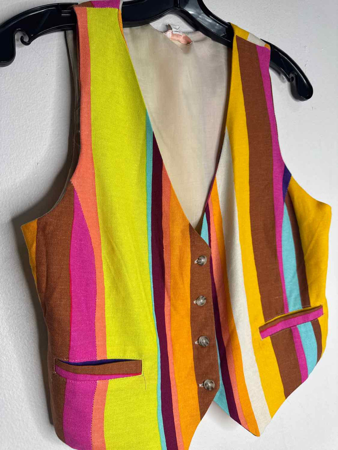 GB Size S Multi-Color Striped vest