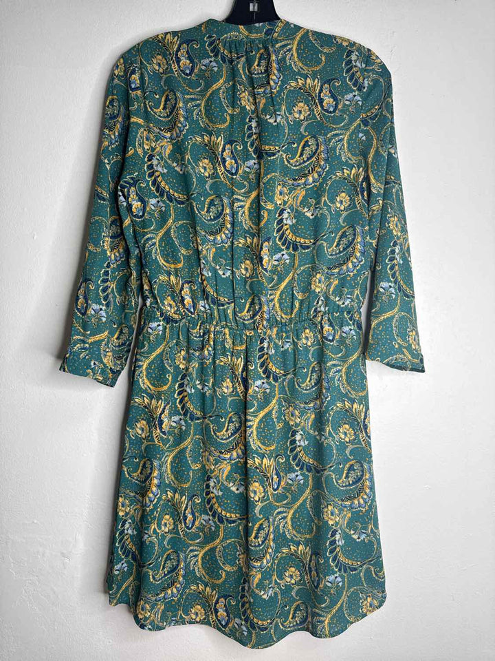 DR2 Size S Green long sleeve dress