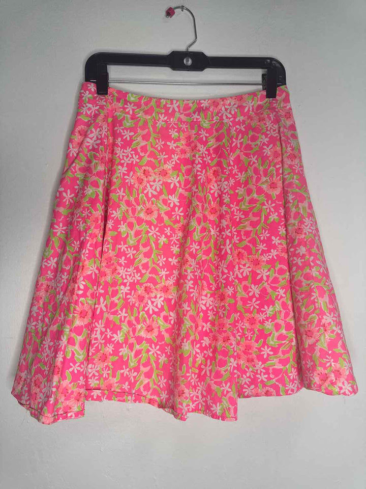Lilly Pulitzer Size 8 Pink knee length skirt