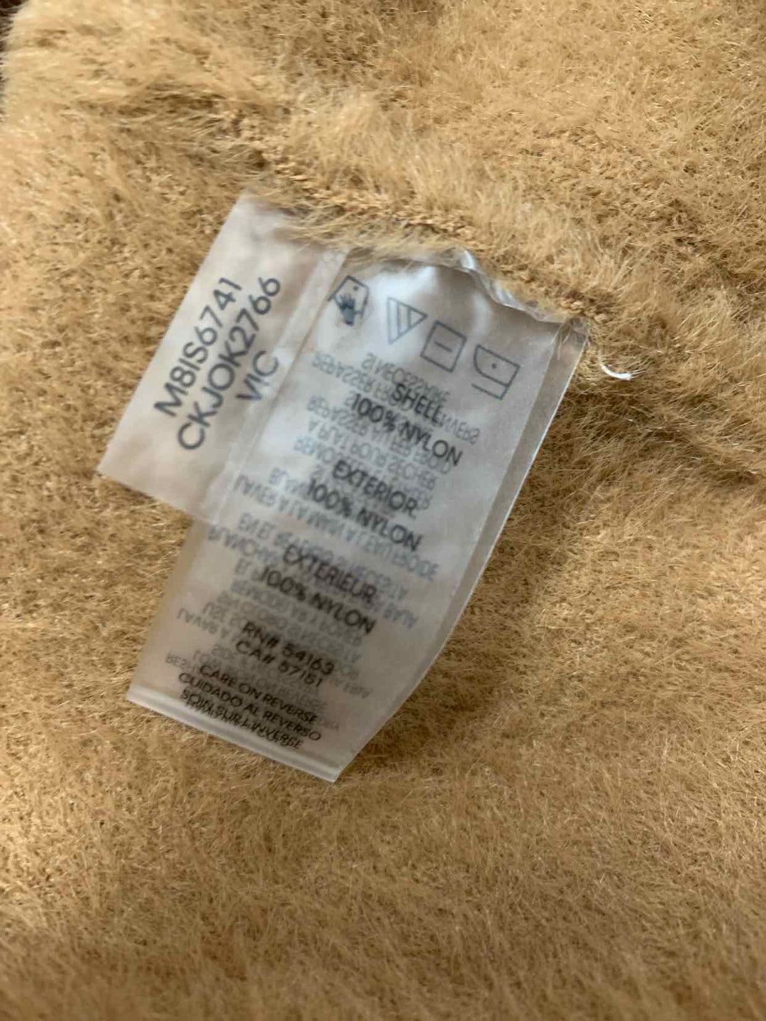 Calvin Klein Size M Camel sweater