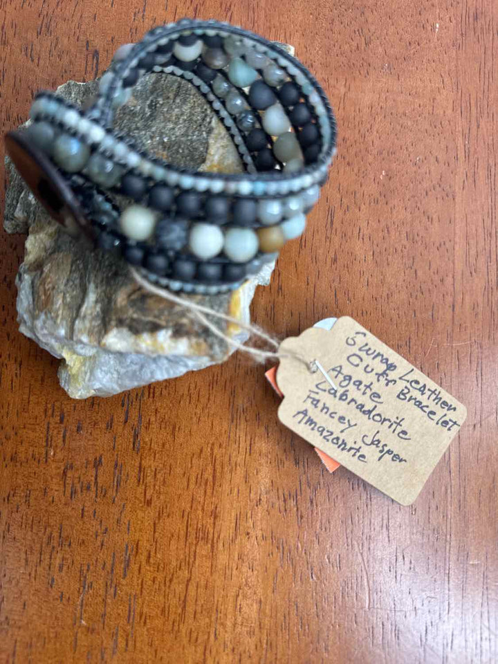 Stone Addiction Size OS Grey Excellent Bracelet