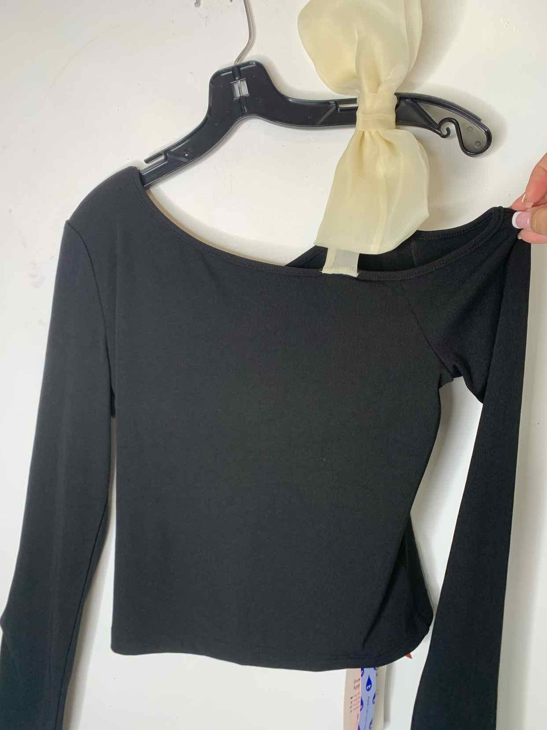 Cider Women Size L Black long sleeve top