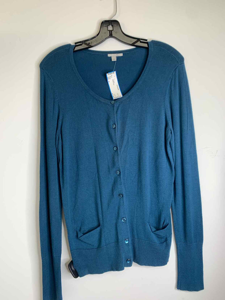 Halogen Women Size M Teal cardigan