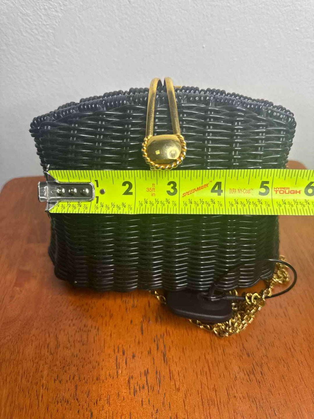 Black evening bag