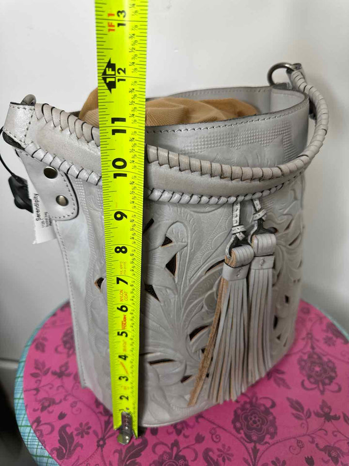 Patricia Nash Grey bucket bag