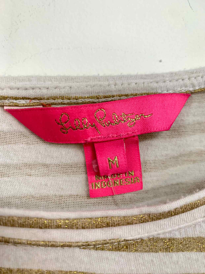 Lilly Pulitzer Women Size M striped long sleeve top