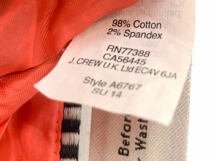 J Crew Size 4 Orange Floral casual