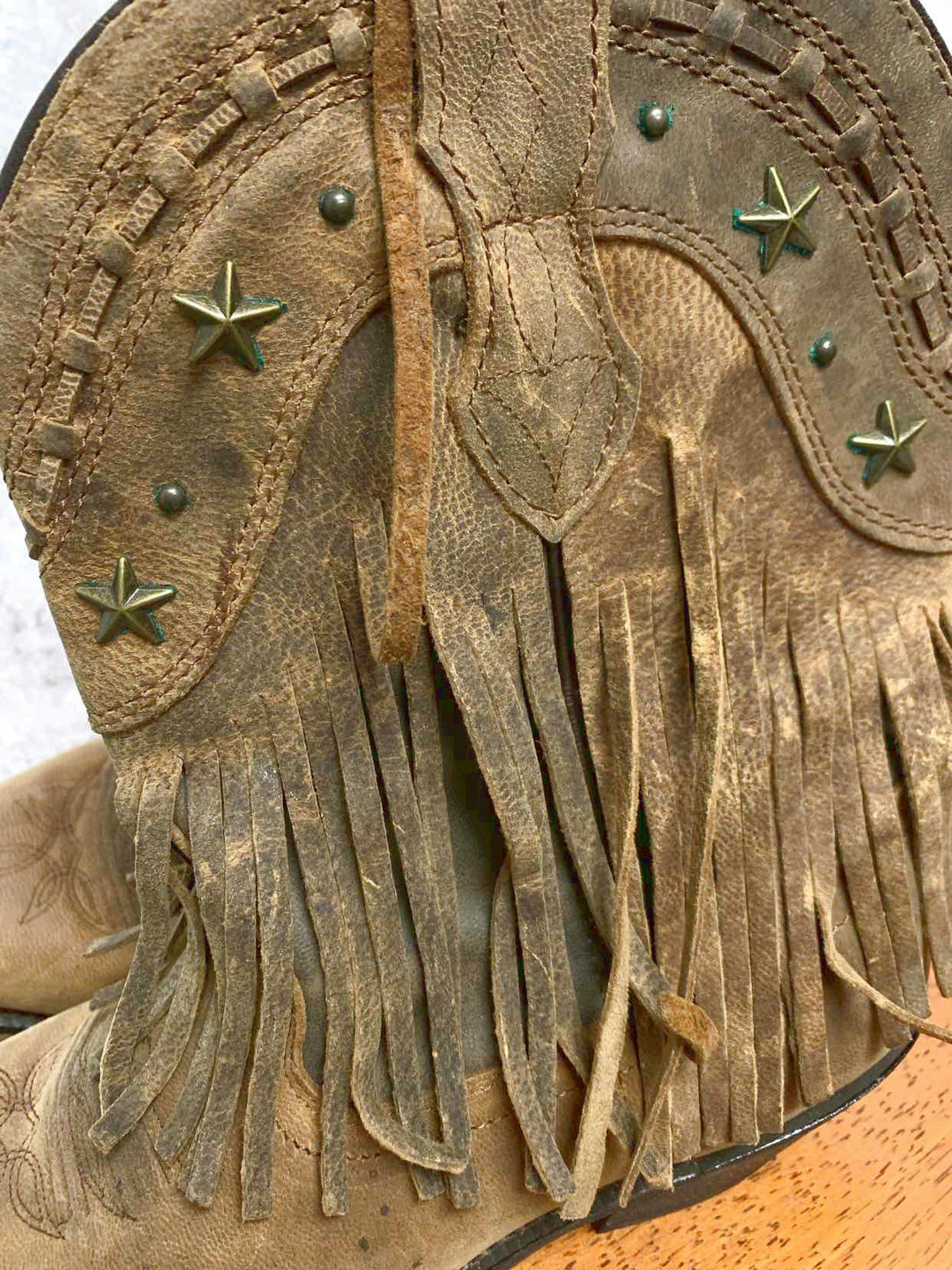 Dingo Brown W Shoe Size 7.5 cowgirl boot