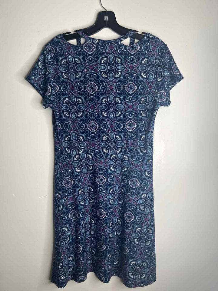 Women Size M Ultra Flirt Blue short sleeve