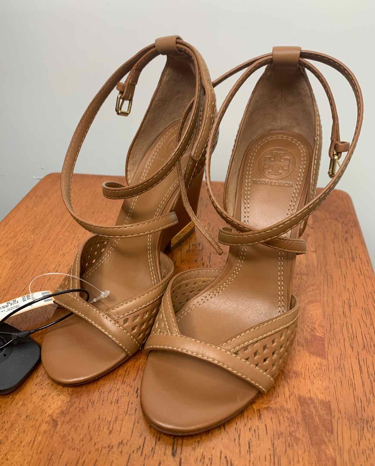Tory Burch Brown W Shoe Size 5.5 wedge – Serendipity Consignment