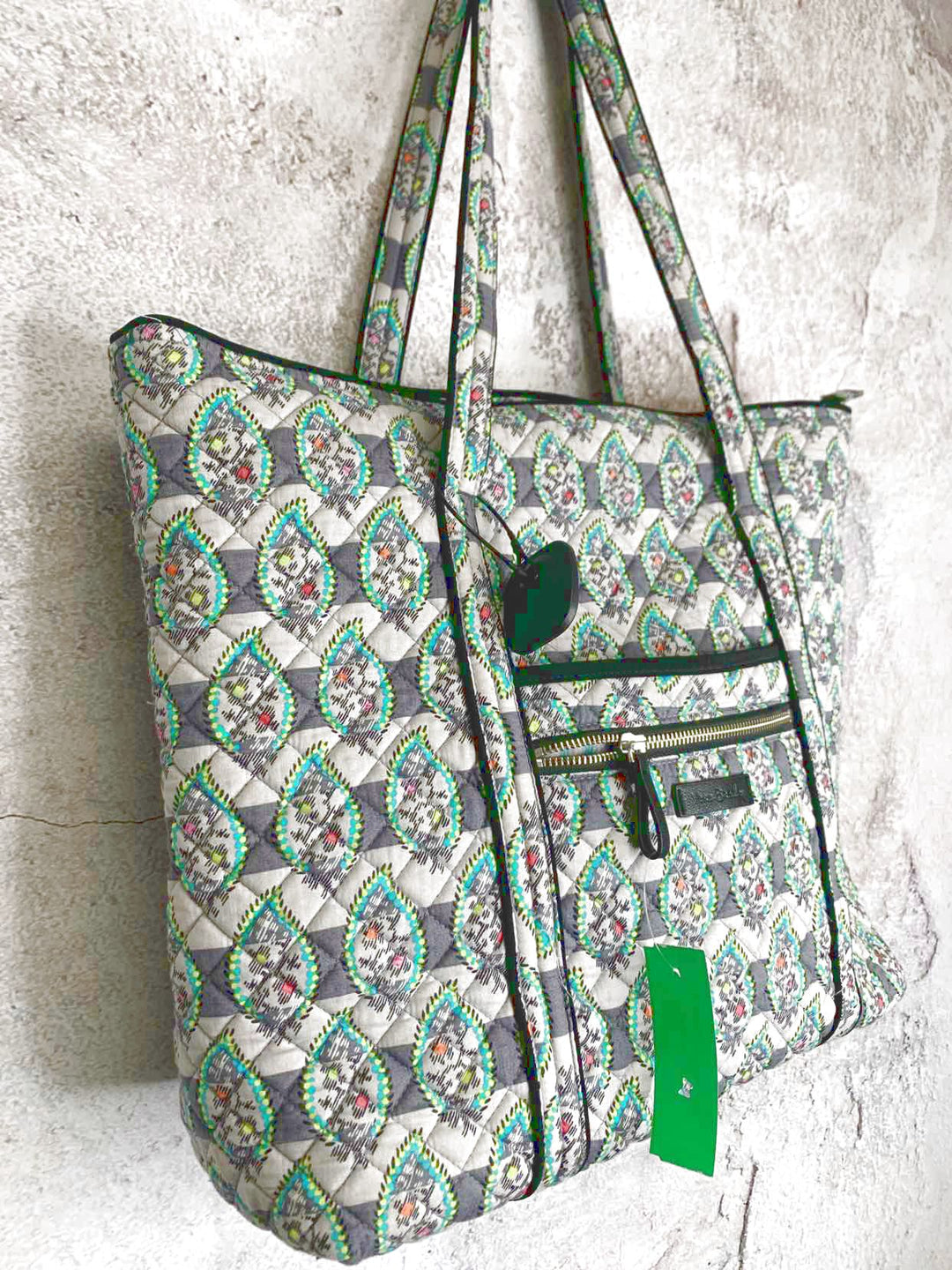 Vera Bradley Grey tote bag