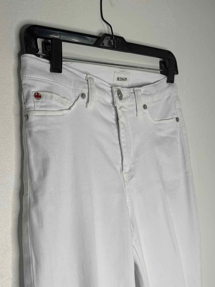 Hudson Size 28 White Jeans
