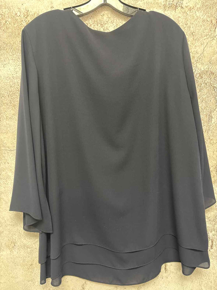 Joseph Ribkoff Women Size 12 Navy long sleeve top