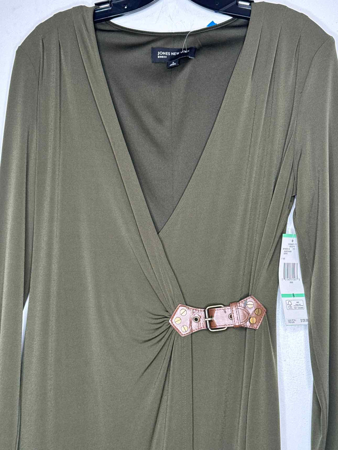 Women Size S Jones of New York Sport Green long sleeve dress