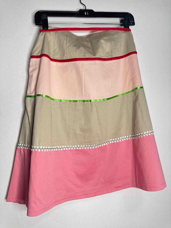 Autograph New York Size 8 Pink knee length skirt