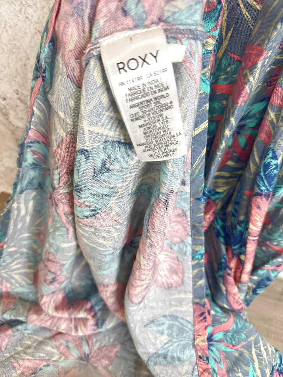 Roxy Size L Blue maxi sleeveless