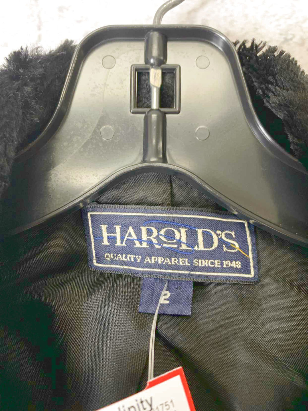 Harold's Black Women Size 2 jacket