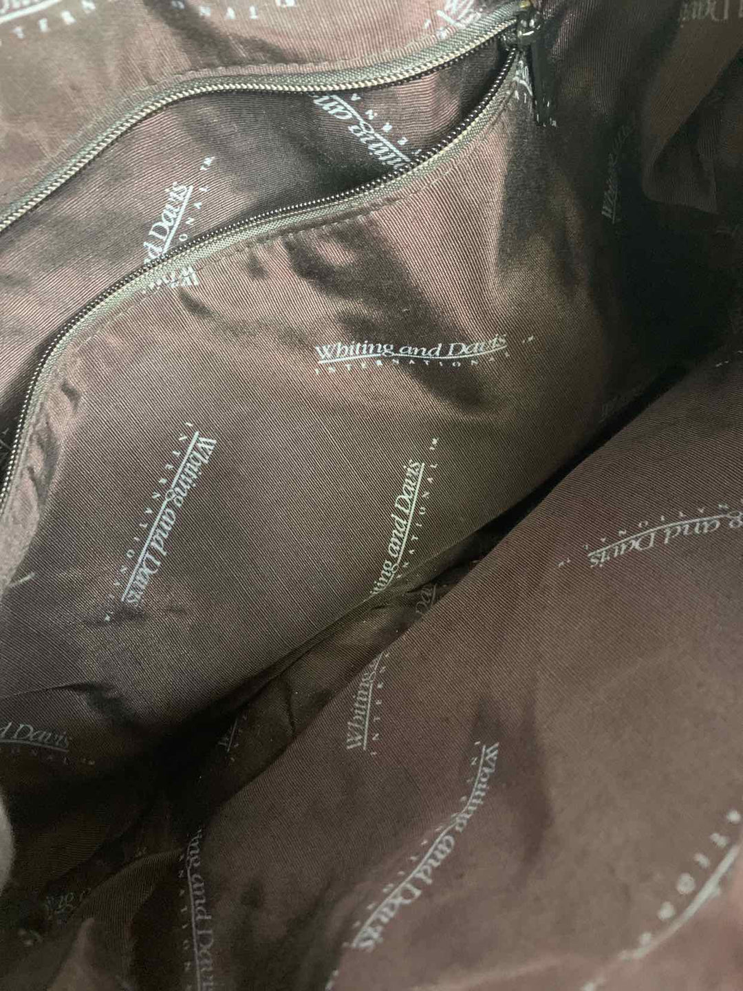 Whiting and Davis Black shoulder bag