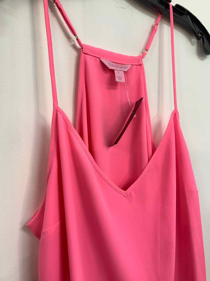 Lilly Pulitzer Women Size L Hot Pink sleeveless