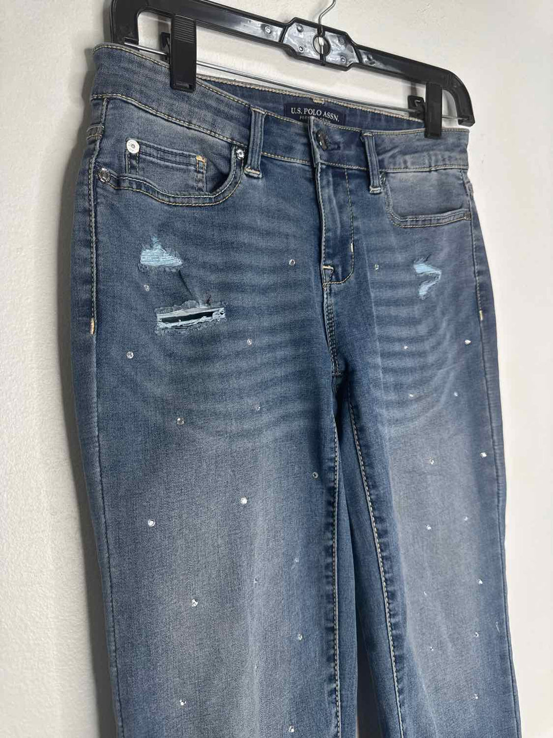 Ralph Lauren Size 2 Denim Rhinestone Jeans