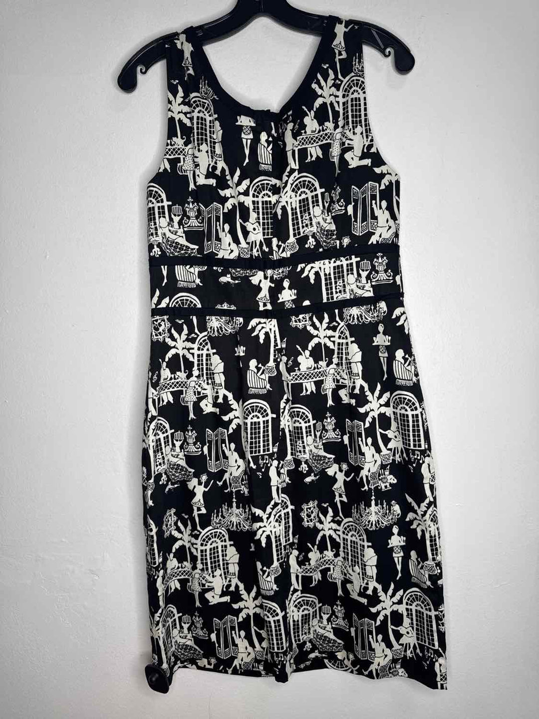 Lilly Pulitzer Size 10 Black Good Cafe sleeveless dress