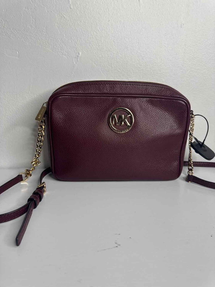 Michael Kors Burgundy crossbody