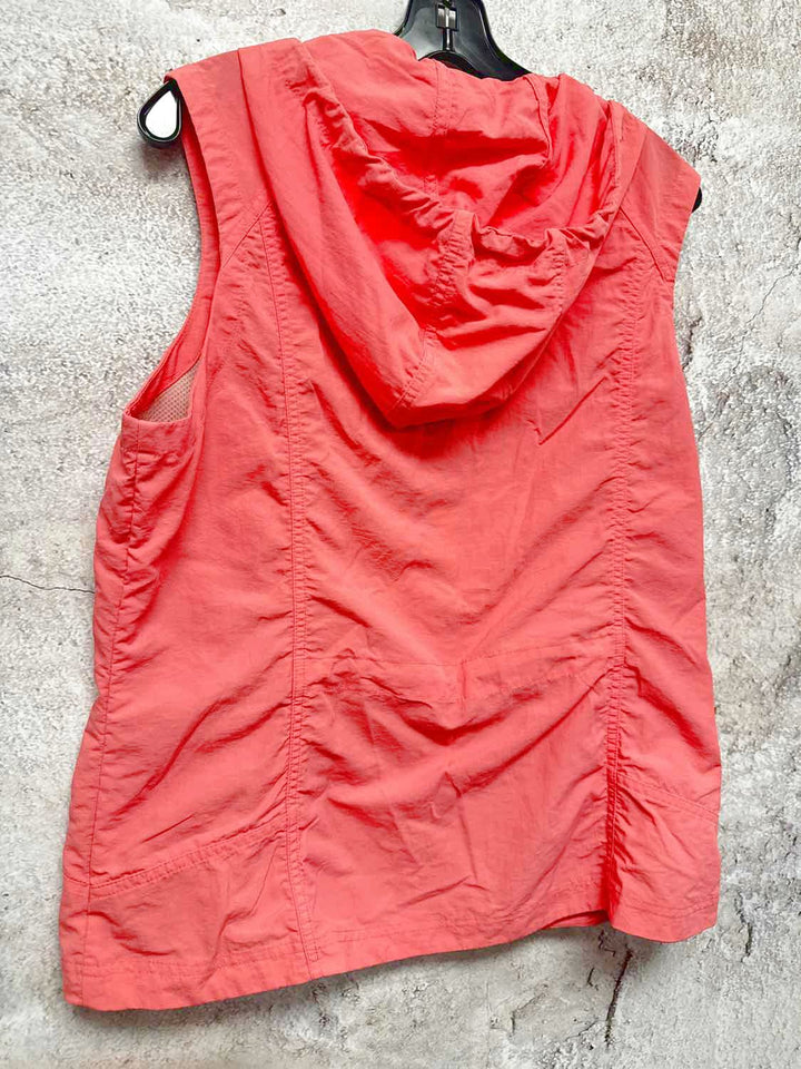 Eddie Bauer Size L Peach Hoodie vest