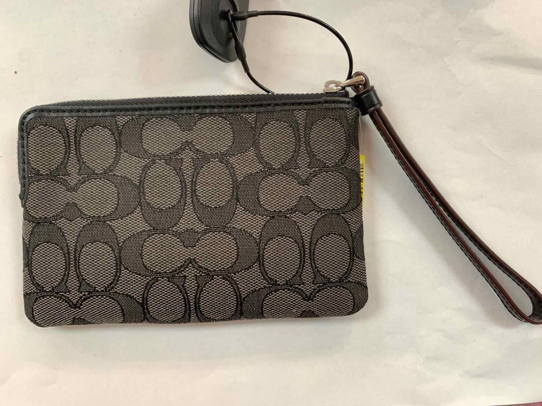 Coach Grey wristlet