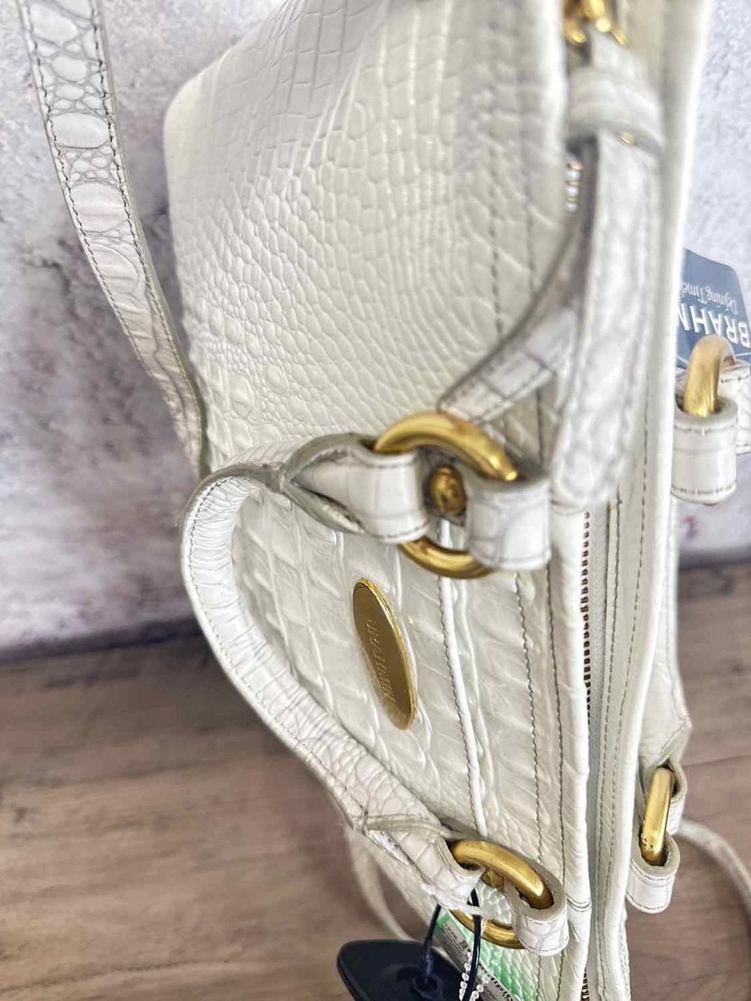 Brahmin White shoulder bag