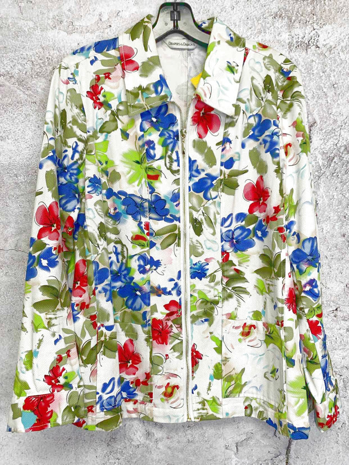 Drapers & Damon's Size L Floral blazer