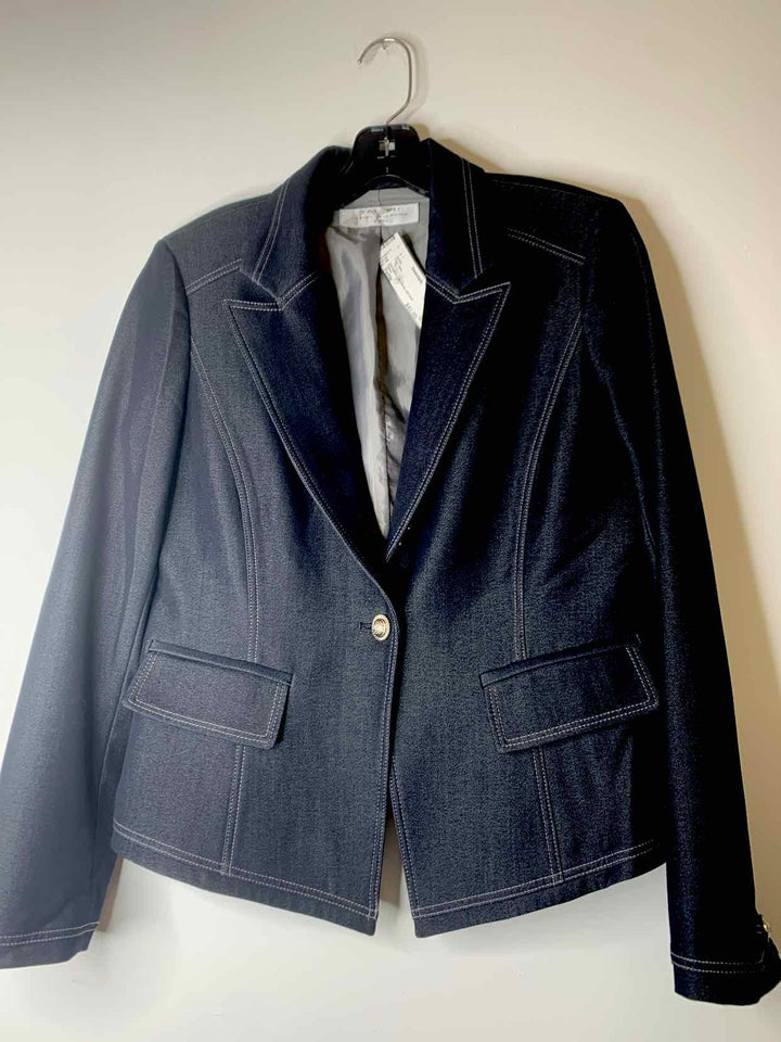 Tahari Navy Women Size Petite jacket