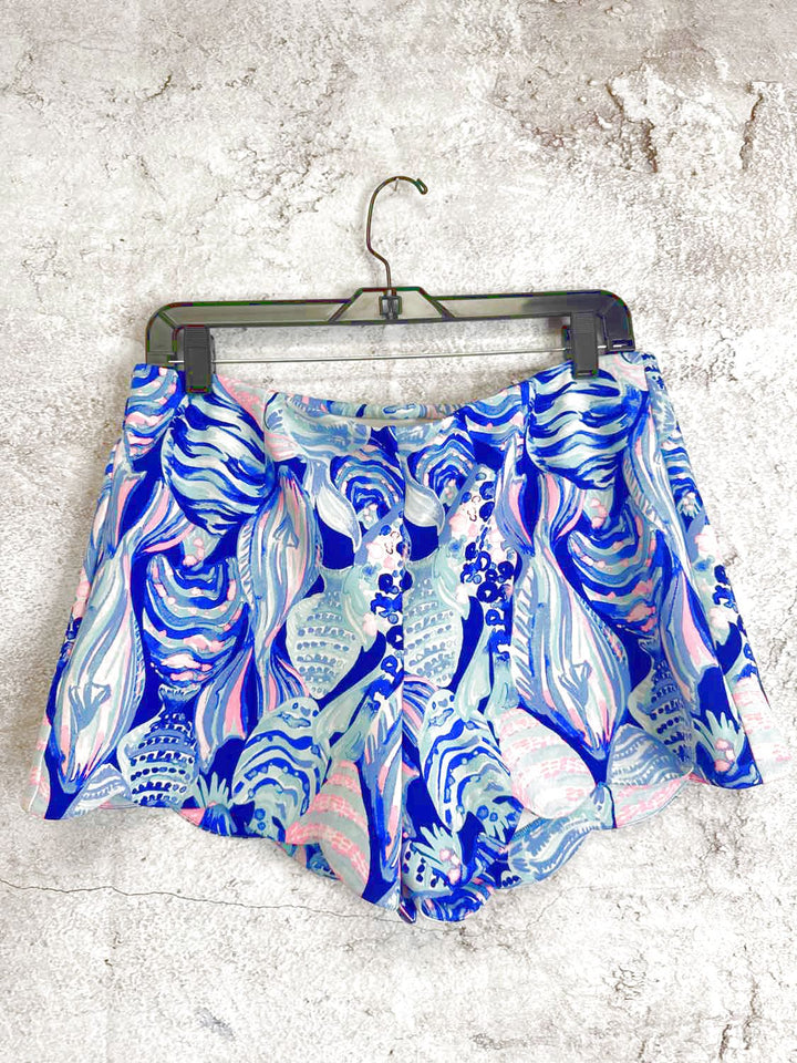 Lilly Pulitzer Size M Blue Swirl casual