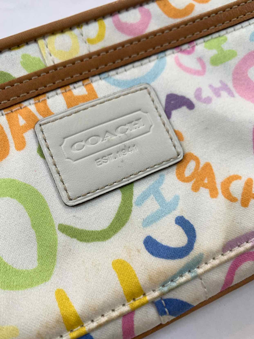 Coach White wallet