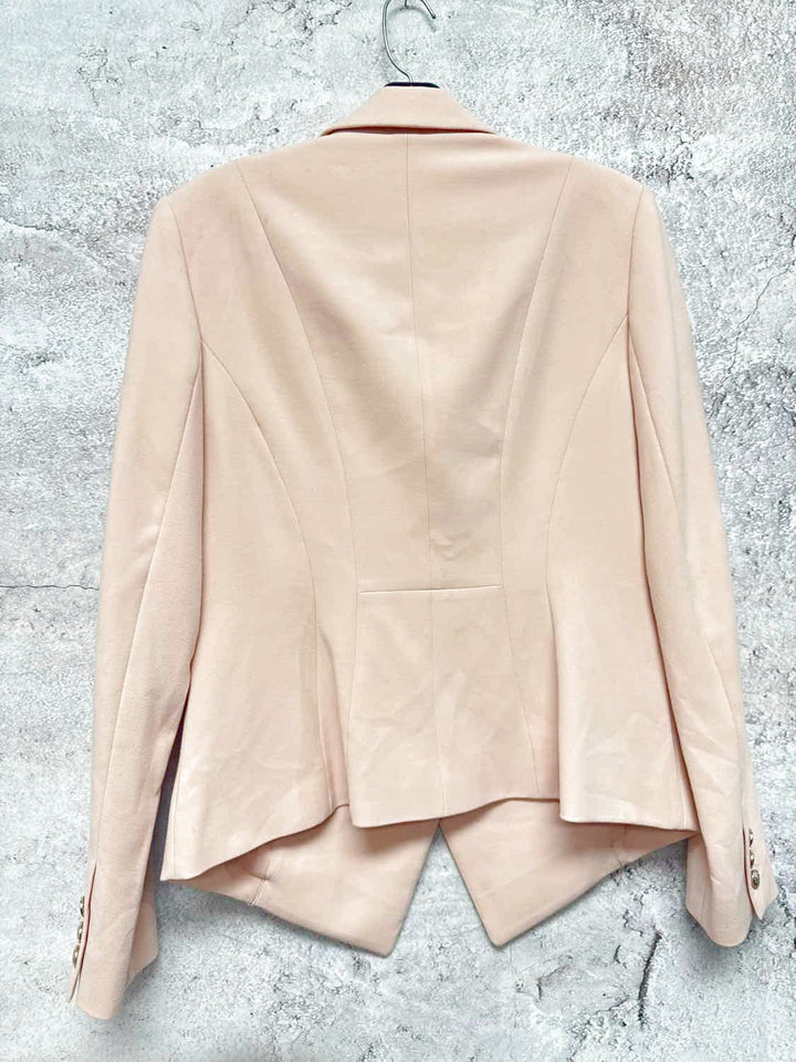 White Black Market Size 10 Pink Good Silver Hardware jacket
