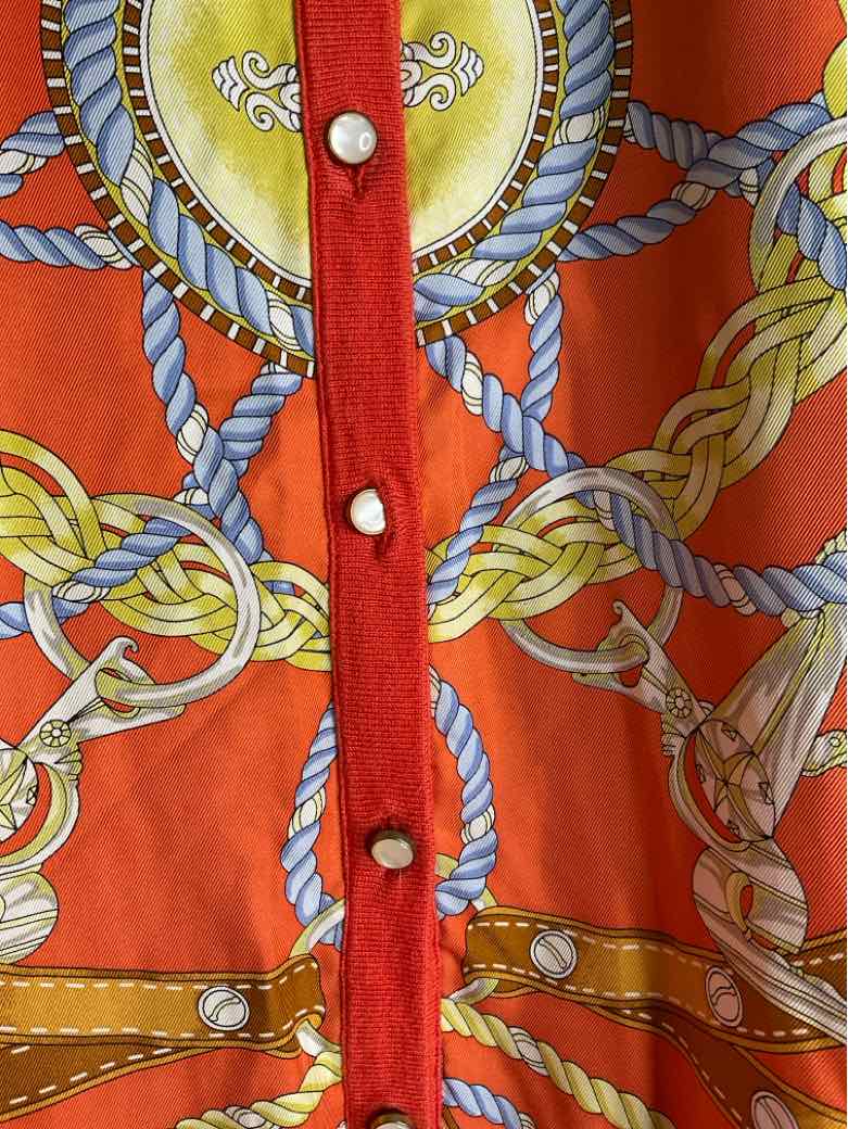J. M Laughlin Size L Orange cardigan