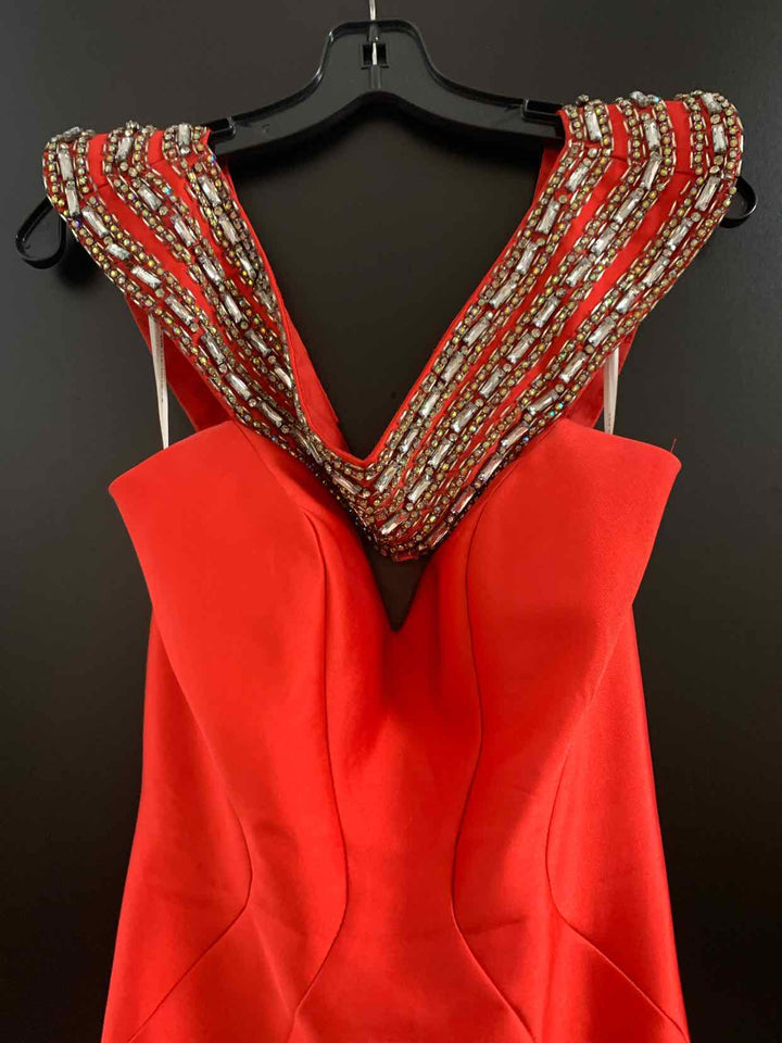 Women Size 6 Rachel Allan Red formal dress