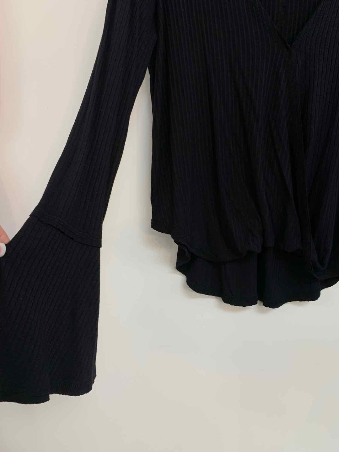 Lucky Brand Size S Black long sleeve top