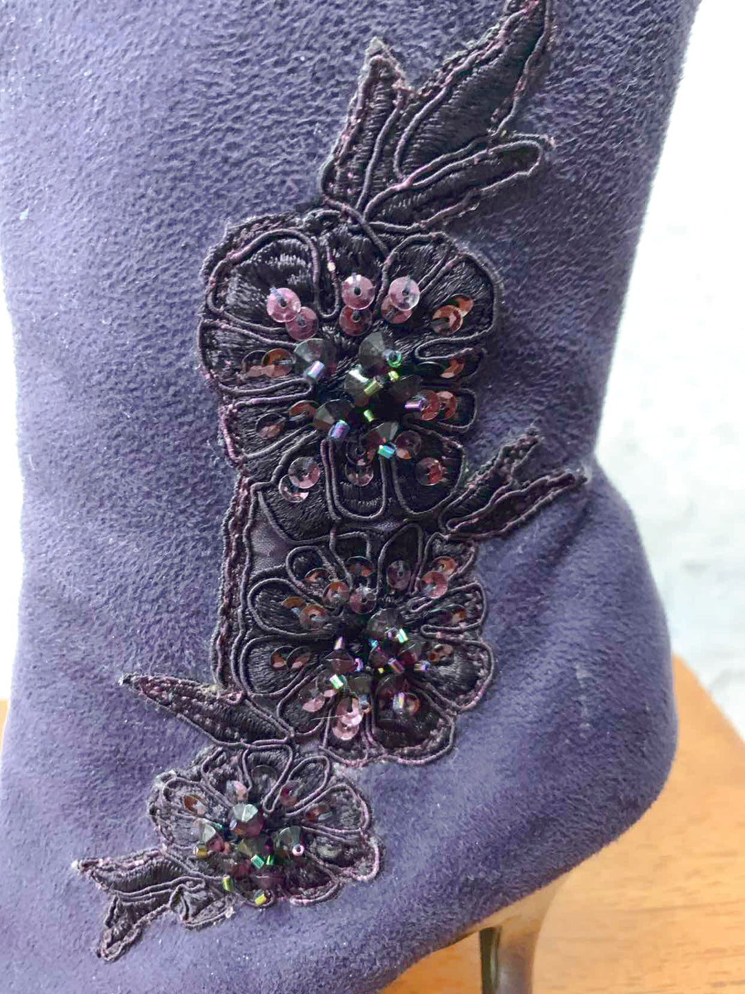 Olivia purple W Shoe Size 7 boots high