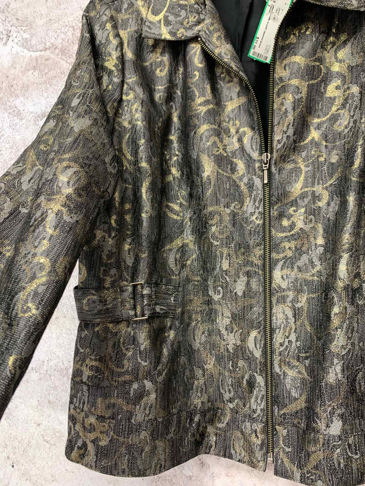 Chicos silver Women Size 3 jacket