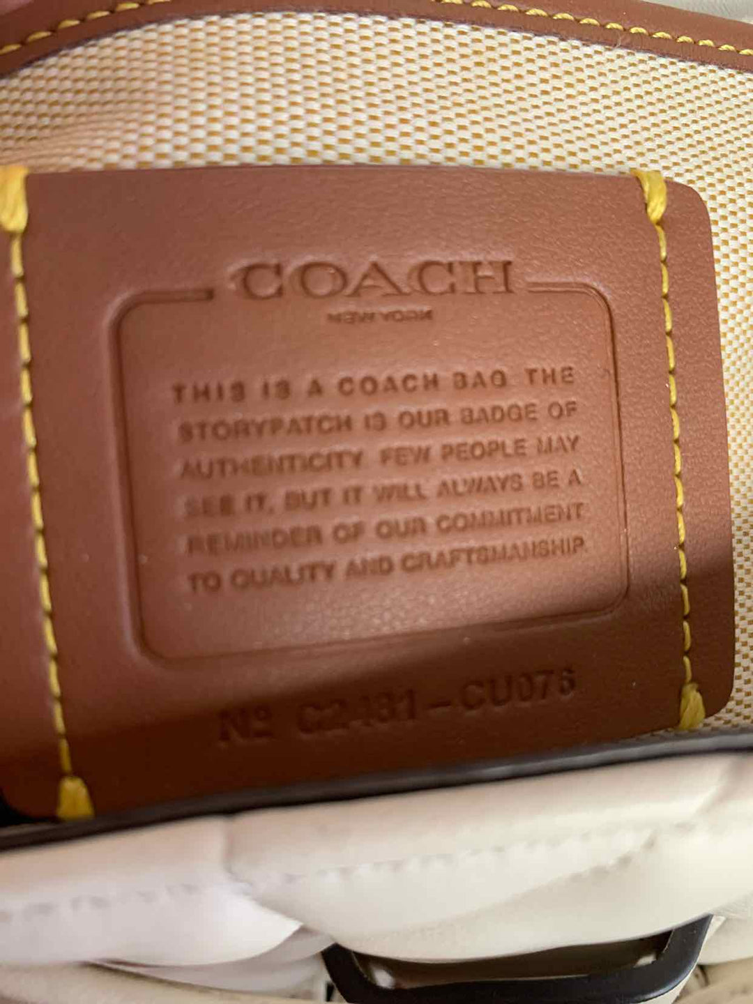Coach Ivory shoulder bag