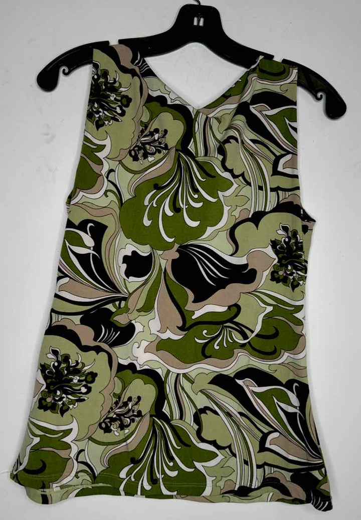 Tahari Women Size 8 Green sleeveless