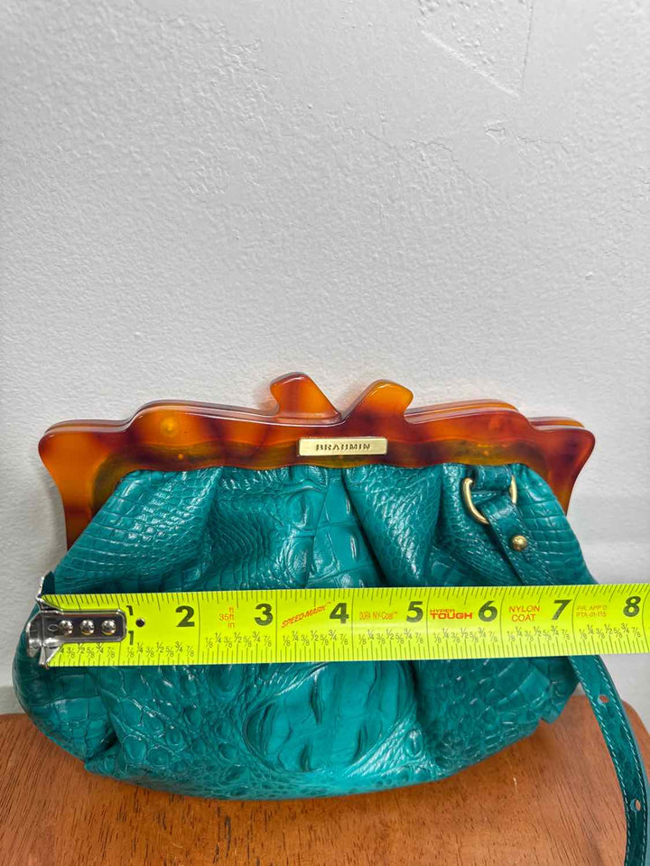 Brahmin Teal crossbody