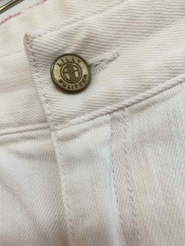 Women Size 6 Lilly Pulitzer White Jeans
