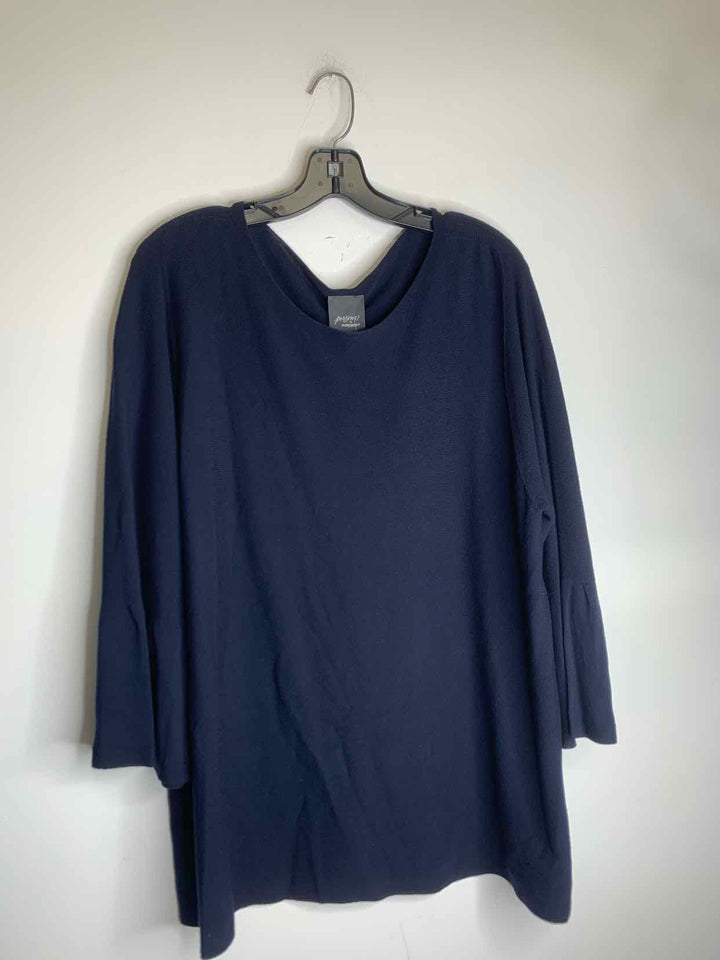 Persona Women Size L Navy long sleeve top