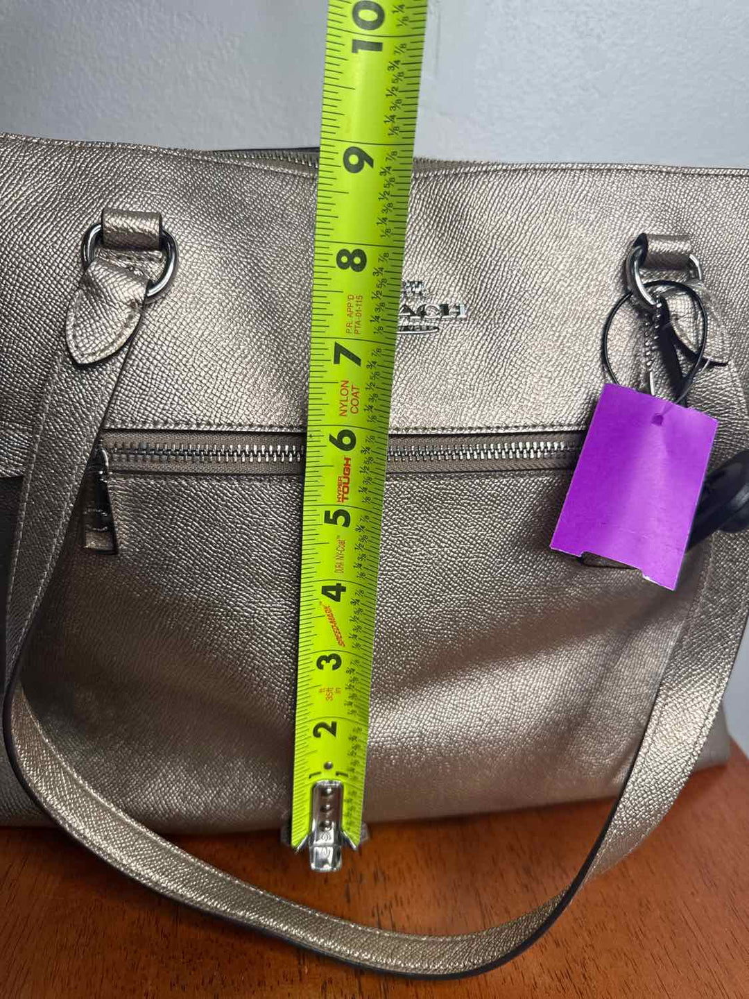 Coach Gold tote bag