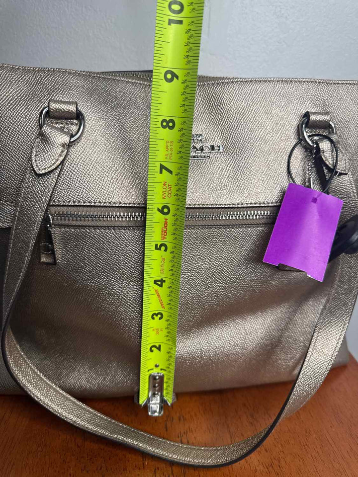 Coach Gold tote bag