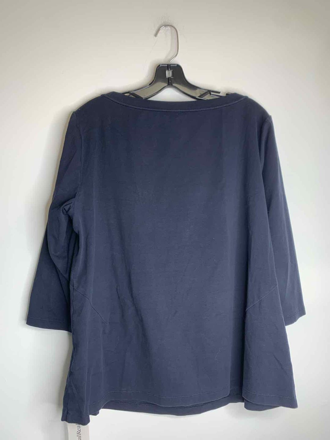 Lafayette Women Size 1X Navy long sleeve top