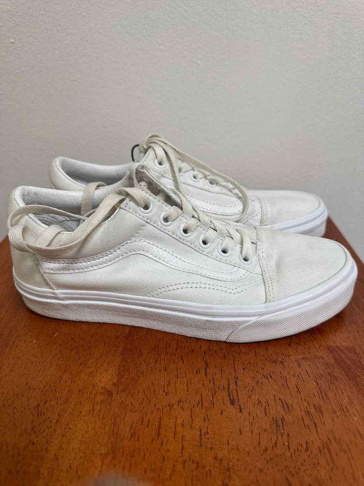 Vans Shoe Size 7.5 White athletic sneaker