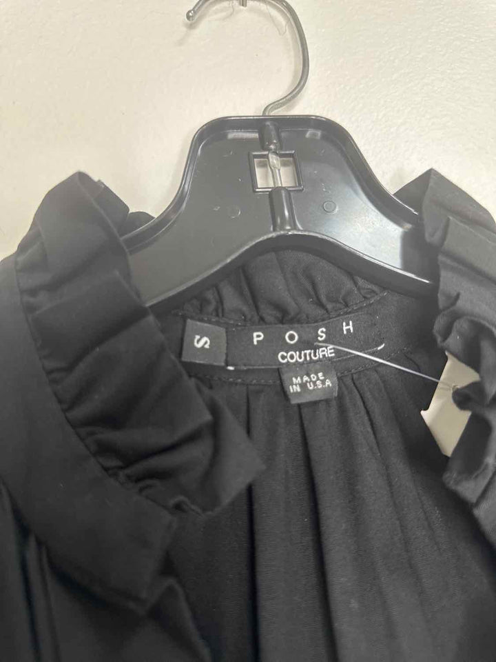 POSH COUTURE Size S Black long sleeve dress