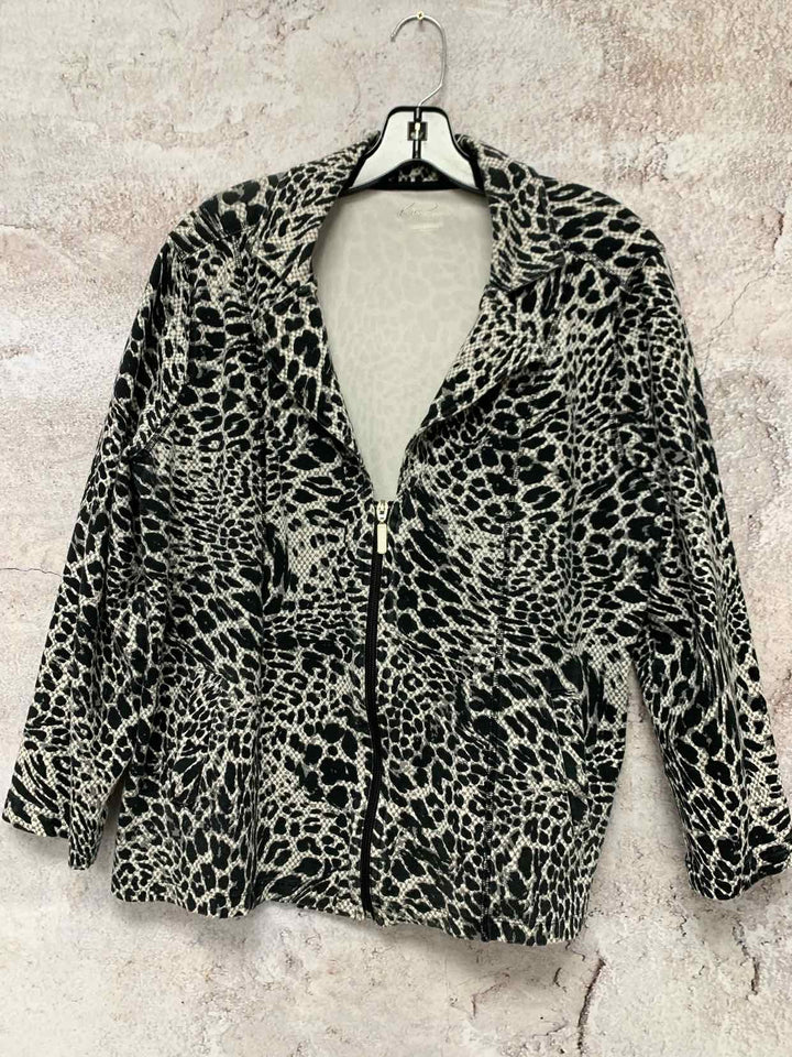 Kim Rogers Black Women Size L jacket